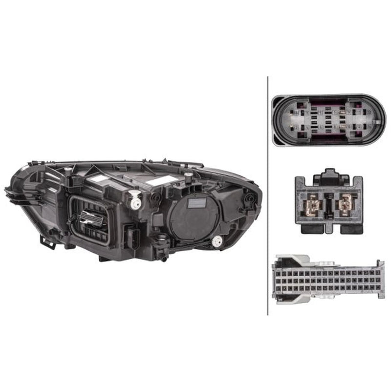 Hella Headlight Headlamp LED Right 1EX 015 086-321