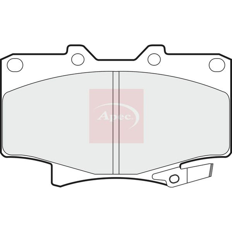 Apec Front Brake Pad Set PAD861