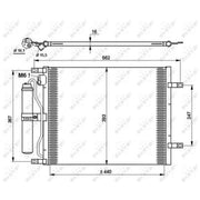 NRF Air Conditioning Condenser 35784
