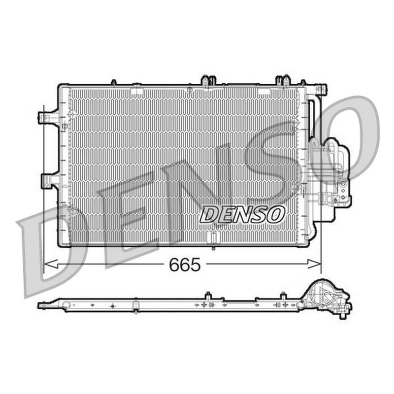 Denso Air Conditioning Condenser DCN20017