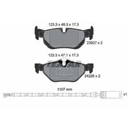 Textar Rear Brake Pad Set 2392707