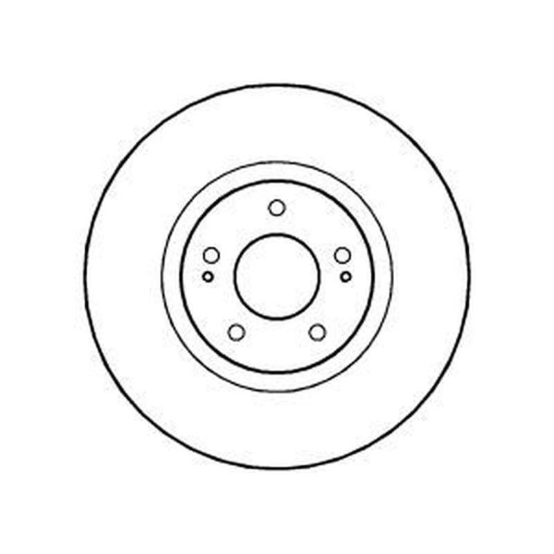 Abtex 2 x Vented Front Brake Discs BD1233V