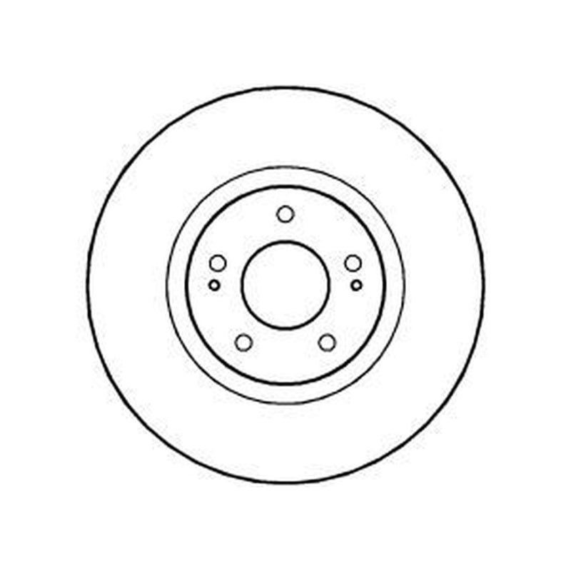 Abtex 2 x Vented Front Brake Discs BD1233V