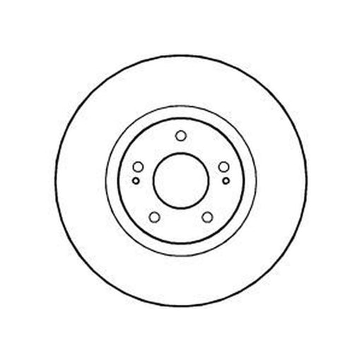 Abtex 2 x Vented Front Brake Discs BD1233V