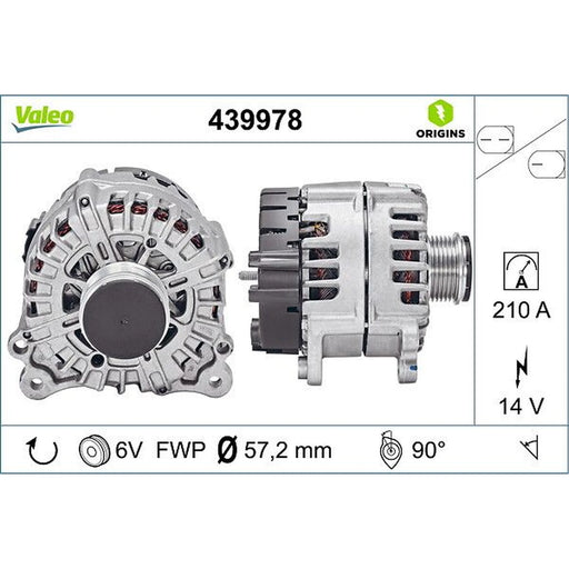 Valeo Car Alternator 12V 439978