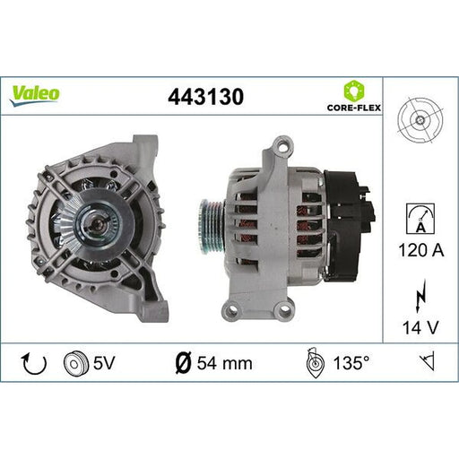 Valeo Car Alternator 12V 443130
