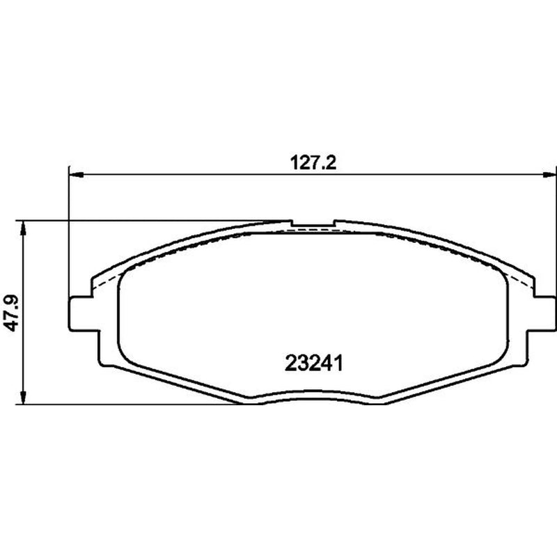 DON Front Brake Pad Set PCP1144