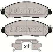 Juratek Front Brake Pad Set JCP8220