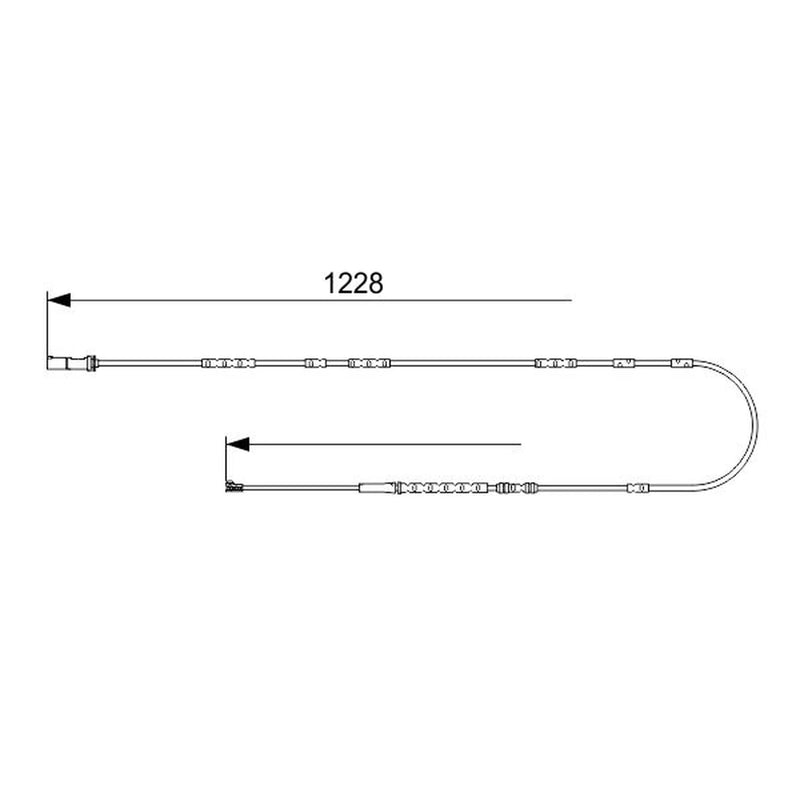 Bosch Brake Pad Wear Sensor Rear 1 987 473 571
