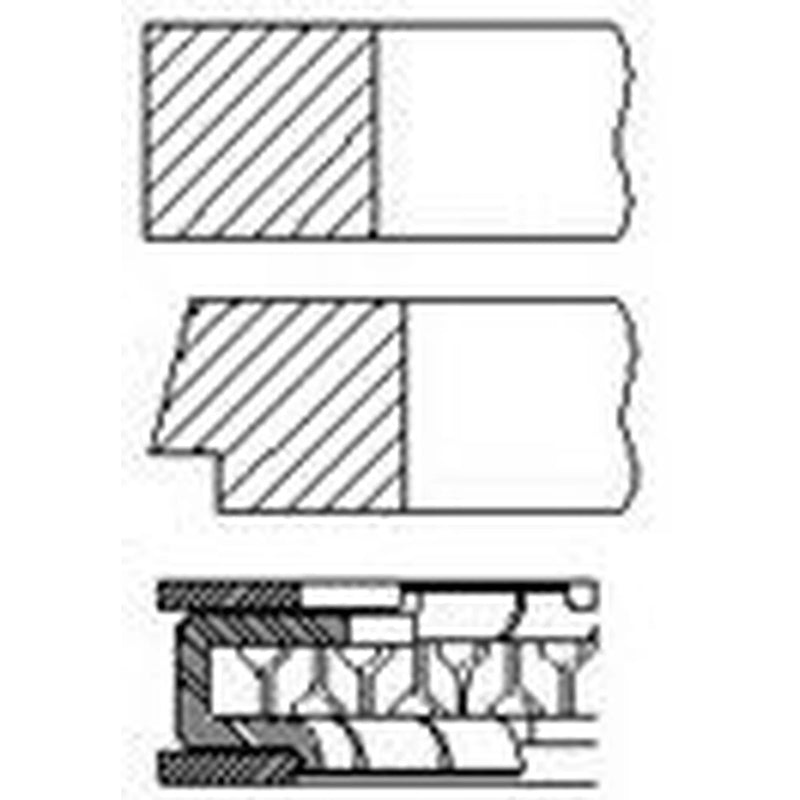 FAI Piston Ring Kit (1CYL) PR26-000 PR26-000