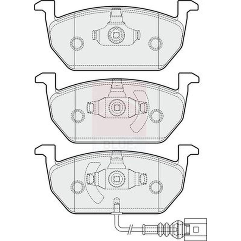 Apec Front Brake Pad Set PD3377