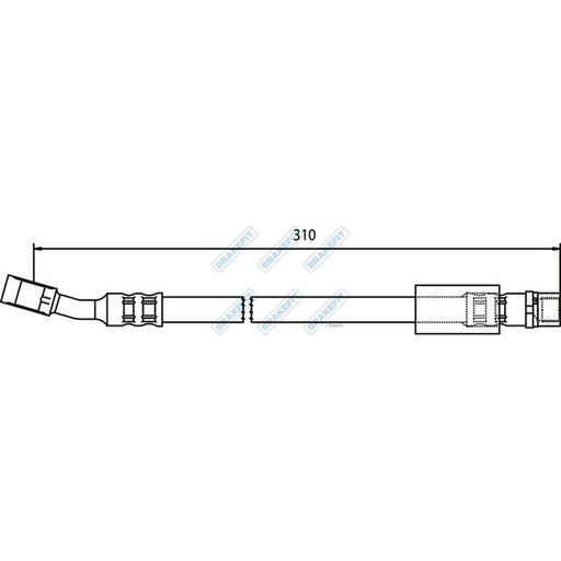 Apec Brake Hydraulic Hose Line Front BHO4111