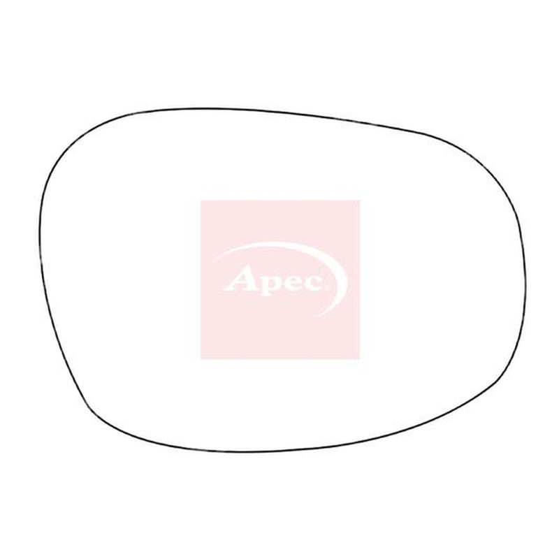 Apec Exterior Wing Mirror Glass Right AMS2796A