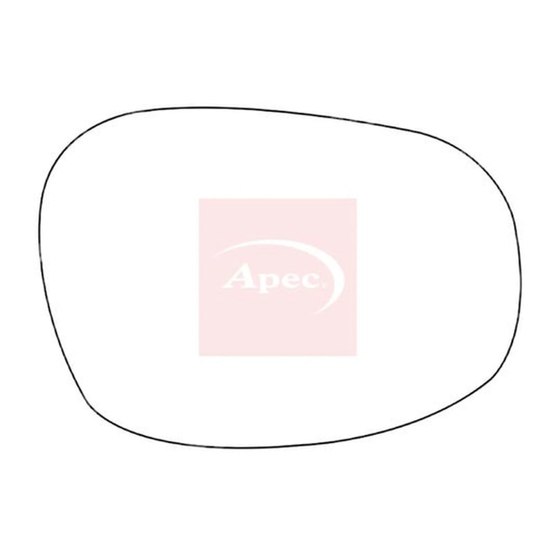 Apec Exterior Wing Mirror Glass Right AMS2796A