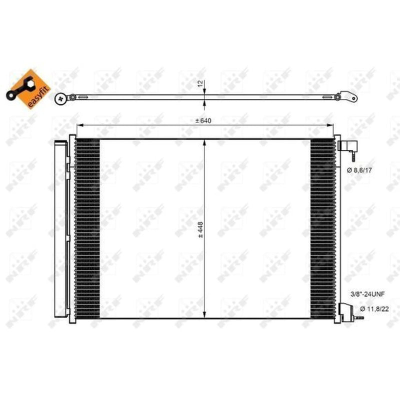 NRF Air Conditioning Condenser 350082
