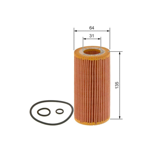 Bosch Car Oil Filter P9126 Fits Mercedes-Benz E E320 Cdi|Cdi Classic - 3.2 - 02- Bosch  - Town Parts