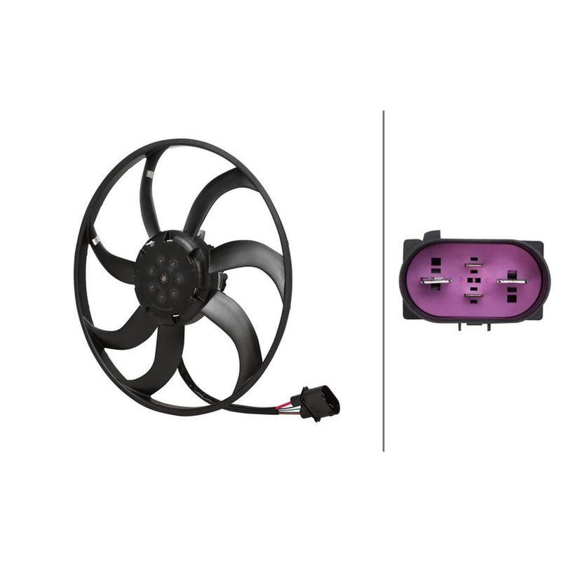 Hella Engine Cooling Fan Left 8EW 366 420-341