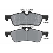 Textar Rear Brake Pad Set 2404301