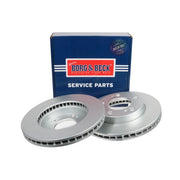 Borg & Beck 2 x Vented Front Brake Discs BBD4681