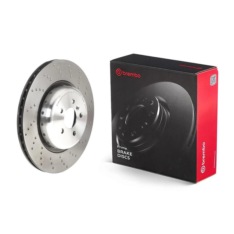 Brembo 2 x Aluminium Rear Brake Disc Hub Brake Discs 09.D901.23