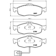 DON Front Brake Pad Set PCP1312