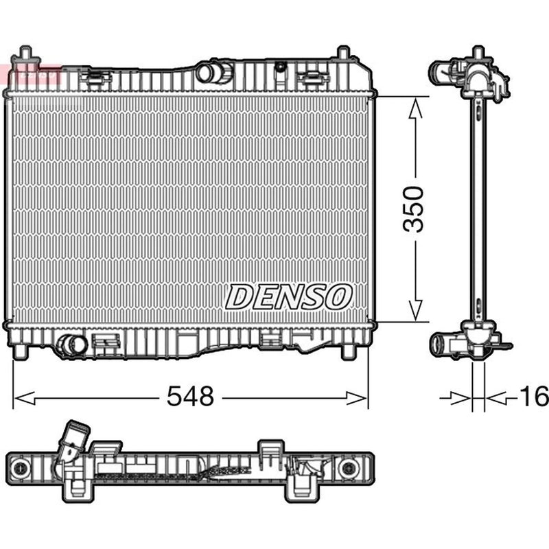 Denso Engine Radiator DRM10006