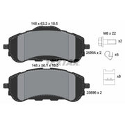 Textar Front Brake Pad Set 2589501