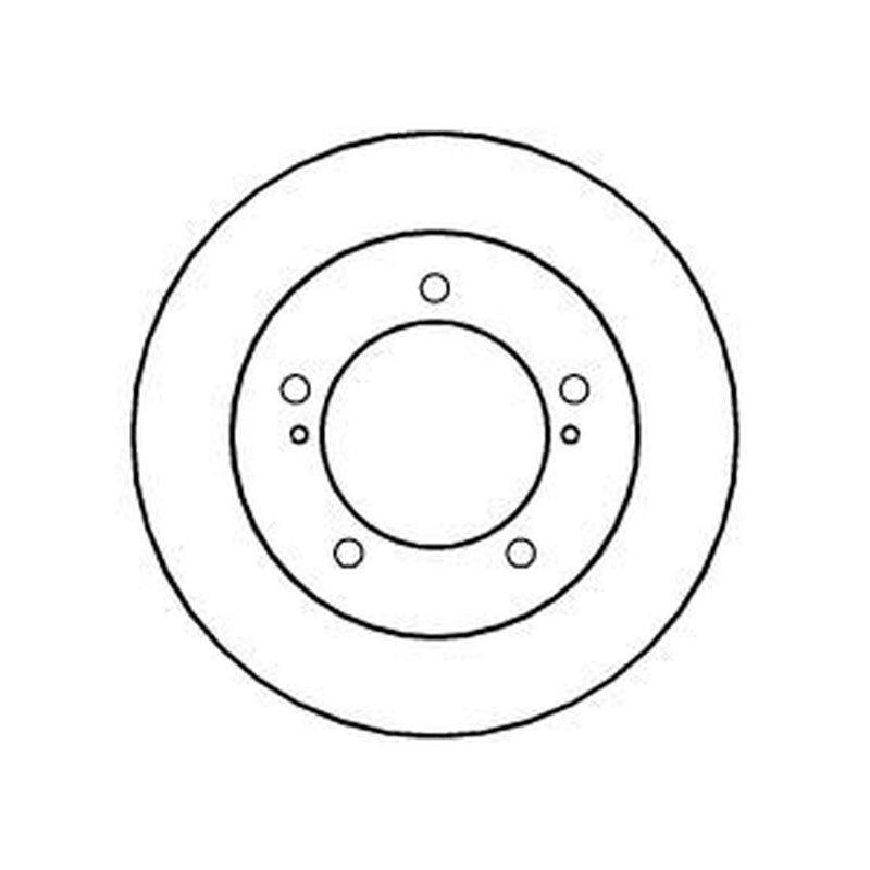Abtex 2 x Front Brake Discs BD365S