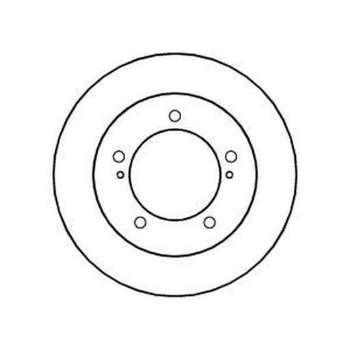 Abtex 2 x Front Brake Discs BD365S
