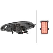 Hella Headlight Headlamp H7/H7 Right 1EF 011 830-061