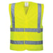 Portwest Aag Hivis Yellow Vest LRG/XL Portwest  - Town Parts