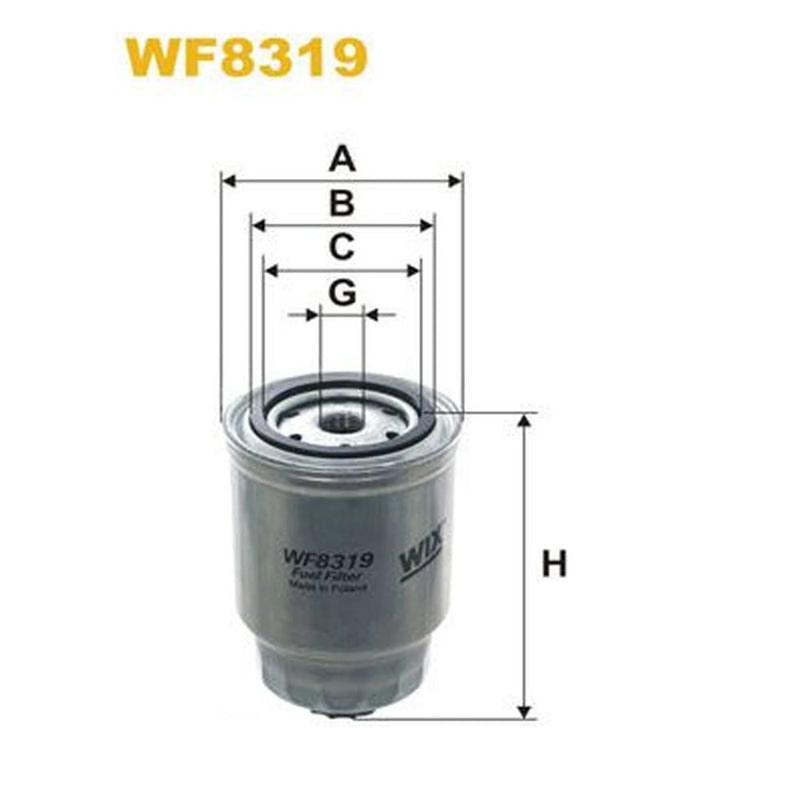 WIX Fuel Filter Element WF8319