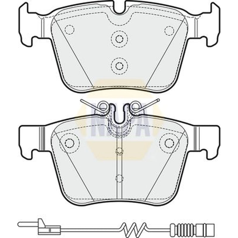 NAPA Rear Brake Pad Set NBP1714