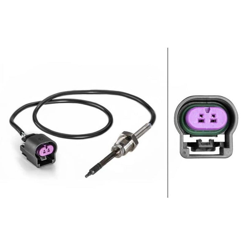 Hella Exhaust Gas Temperature Sensor 6PT 014 494-391