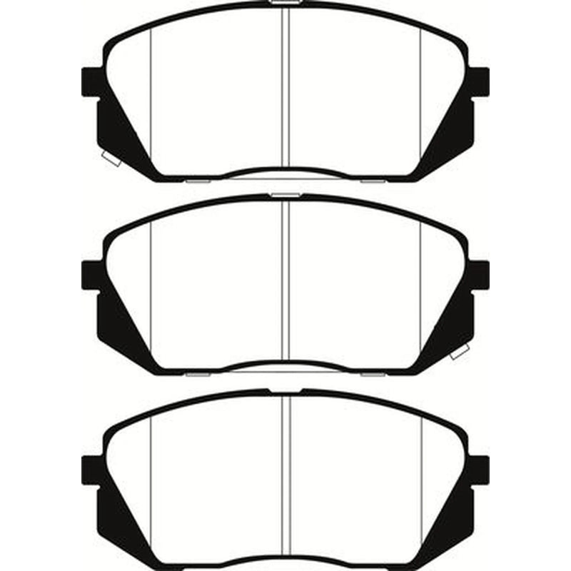 Abtex Front Brake Pad Set PLU2458