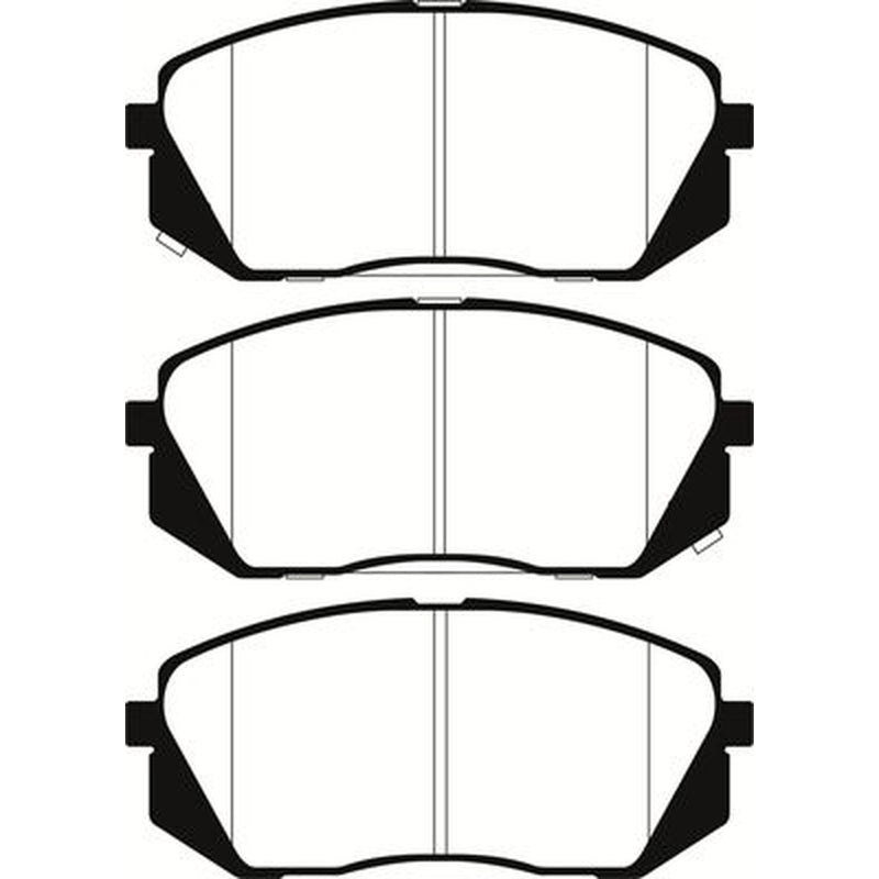 Abtex Front Brake Pad Set PLU2458