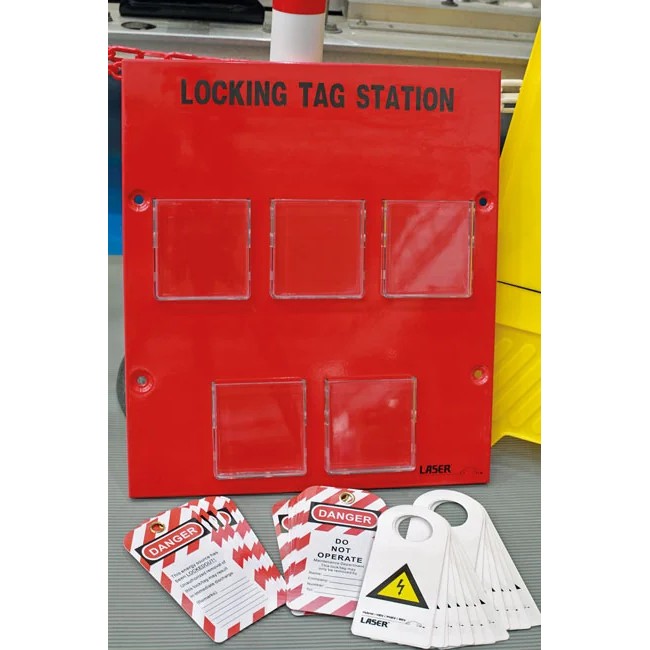 Laser Tools Locking Tag Station Kit - PL
