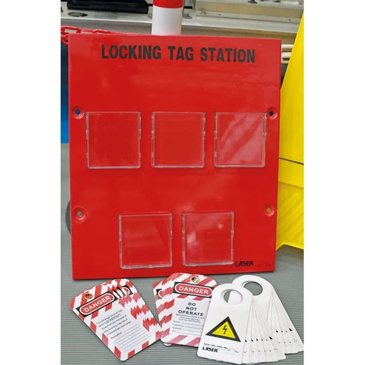 Laser Tools Locking Tag Station Kit - PL