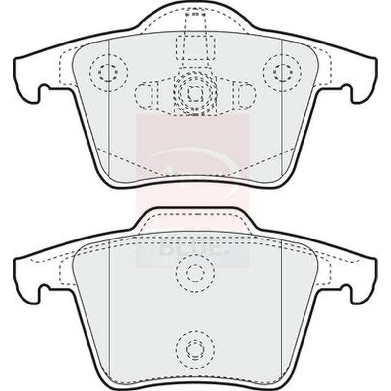Apec Rear Brake Pad Set PD3189