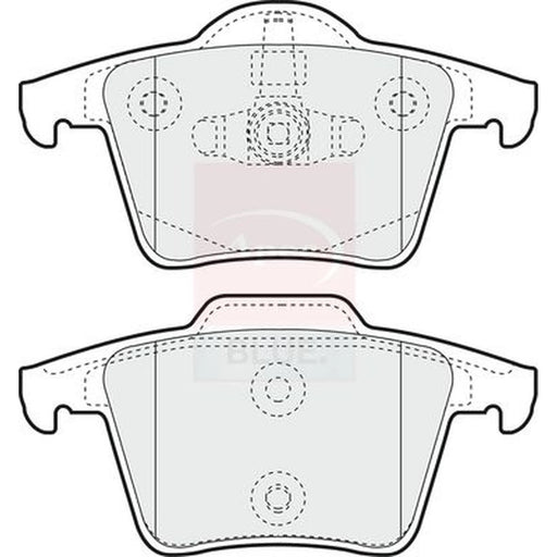 Apec Rear Brake Pad Set PD3189