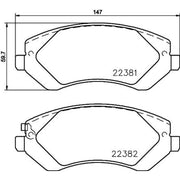 Mintex Brake Pad Set MDB3860