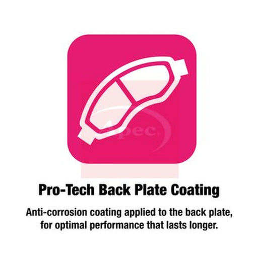 Apec Rear Brake Pad Set PAD1783