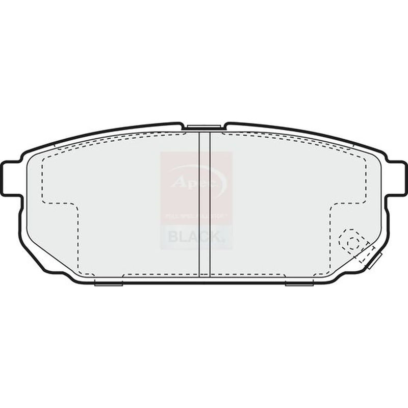 Apec Rear Brake Pad Set PAD1331B