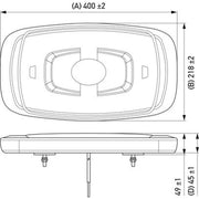 Hella Rotating Beacon Mini Md12/24 2RL mounting 2RL 014 565-011 2RL 014 565-011