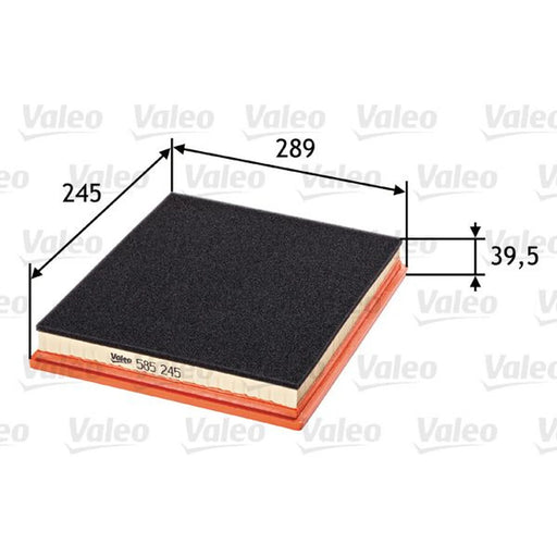 Valeo Engine Air Filter 585245