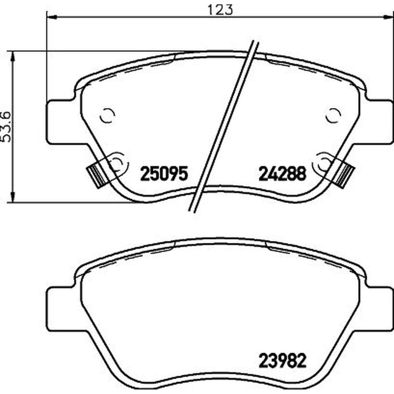 Mintex Front Brake Pad Set MDB3112