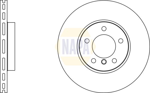 NAPA Front Vented & Rear Vented Brake Discs & Pads fits ALPINA BMW