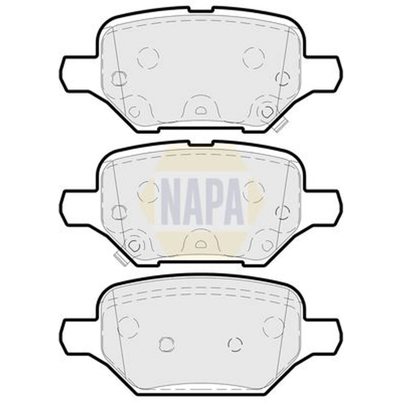 NAPA Rear Brake Pad Set NBP1800