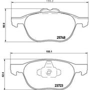 Mintex Front Brake Pad Set MDB3362