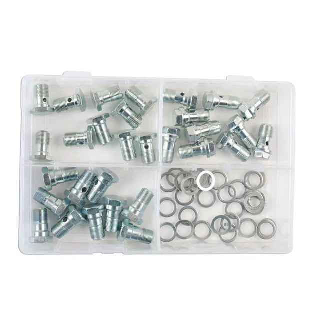 Connect Assorted Brake Hose Banjo Bolts M12 60pc - CPL